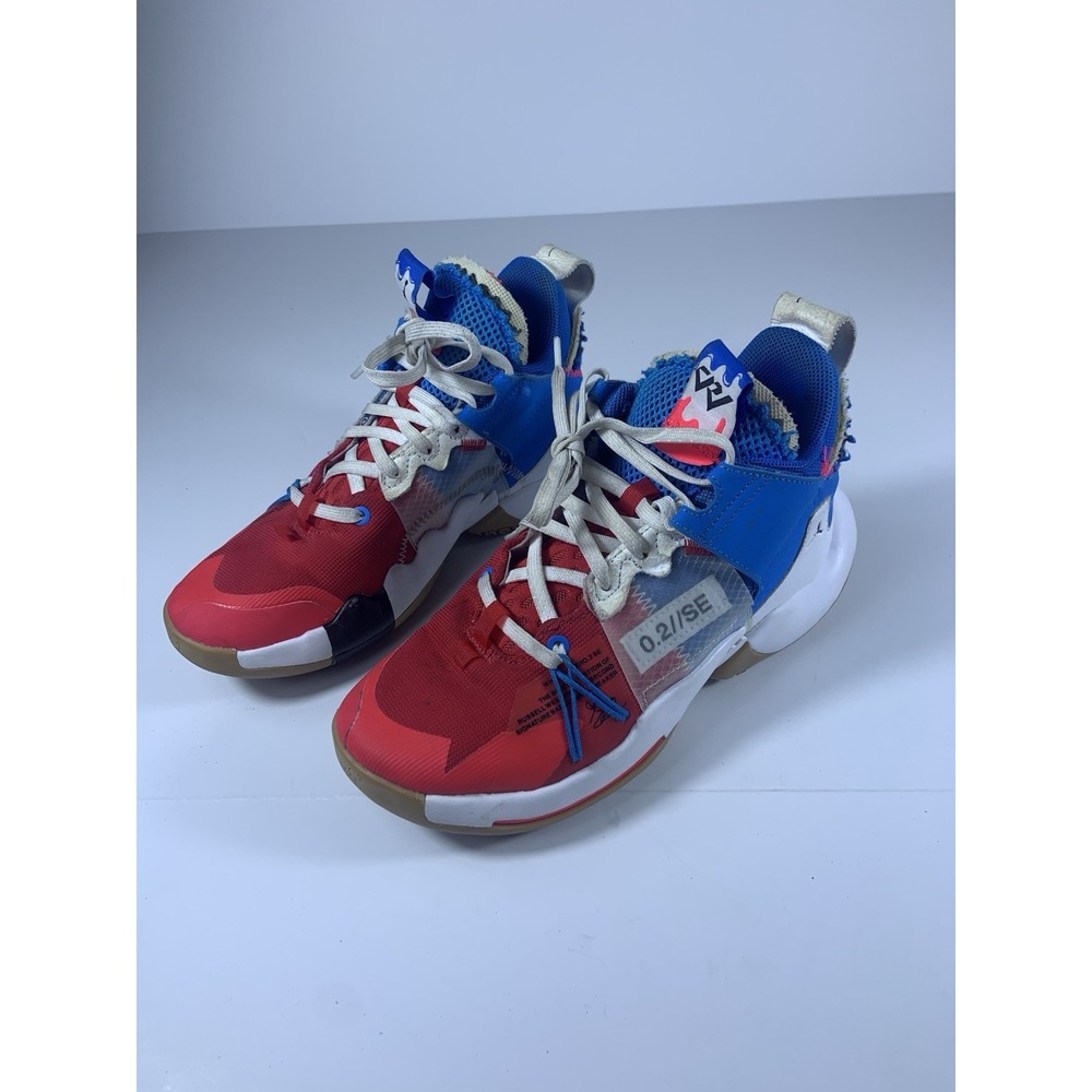 Size 3.5- Russell Westbrook x Air Jordan 16 Retro Why Not Kids